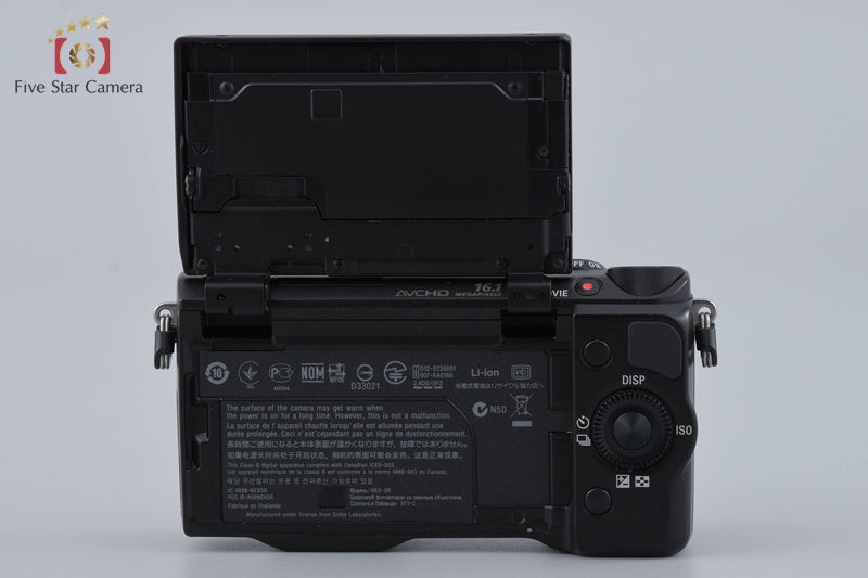Sony α NEX-5R Black 16.1 MP 16-50 Lens [Multiple Languages]