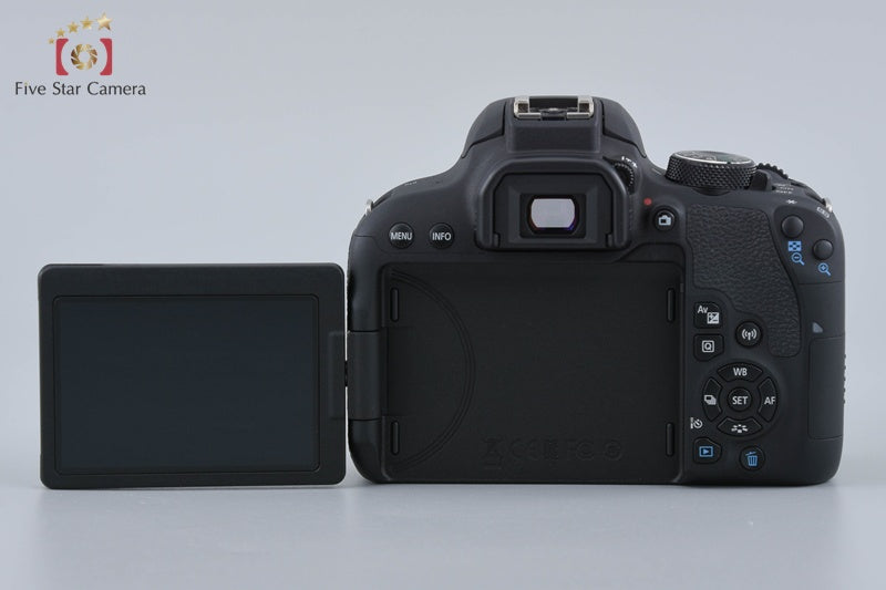 "Count 5910" Canon EOS Kiss X9i / Rebel T7i / 800D 24.2 MP DSLR Camera Body
