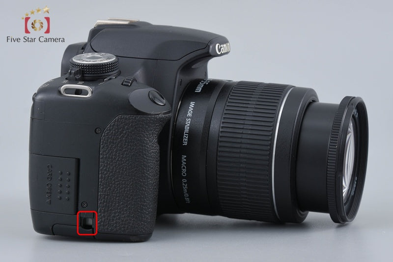 Canon EOS Kiss X3 / Rebel T1i / 500D 15.1 MP DSLR EF-S 18-55 IS II Lens