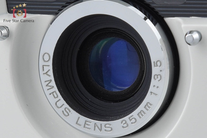 Olympus Ecru 35mm Point & Shoot Film Camera [Never Used]