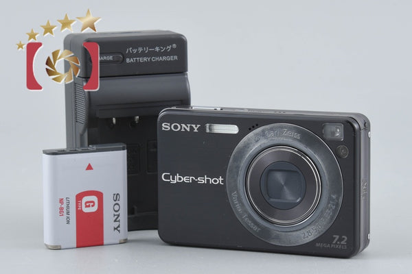 SONY Cyber-Shot DSC-W120 Black 7.2 MP Digital Camera [Japanese Languag