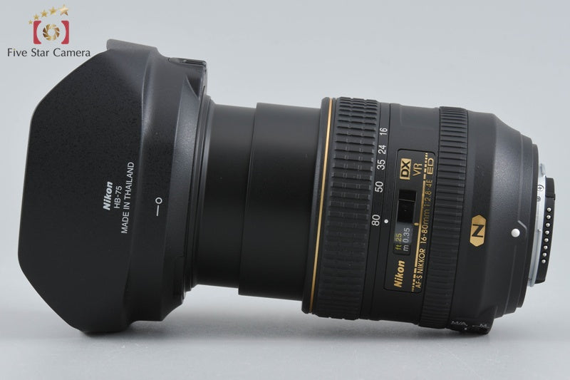 Nikon AF-S DX NIKKOR 16-80mm f/2.8-4 E ED VR w/ Box