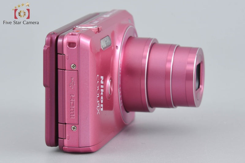 Nikon COOLPIX S6900 Glossy Pink 16.2 MP Digital Camera w/ Box