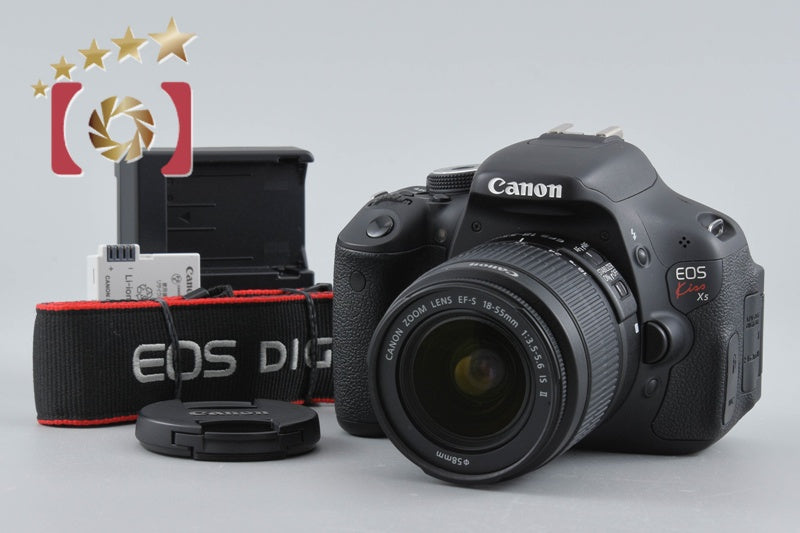 "Count 4,406" Canon EOS Kiss X5 / Rebel T3i / 600D 18.0 MP EF-S 18-55 IS II Lens