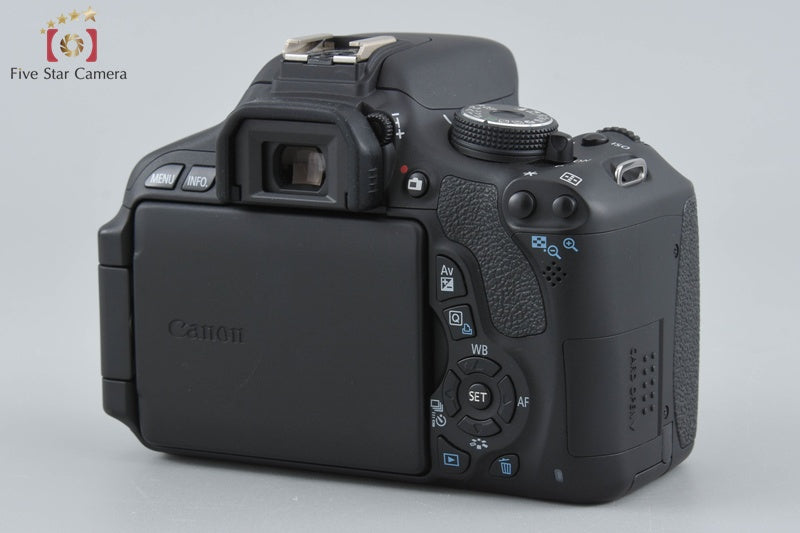 "Count 4,406" Canon EOS Kiss X5 / Rebel T3i / 600D 18.0 MP EF-S 18-55 IS II Lens