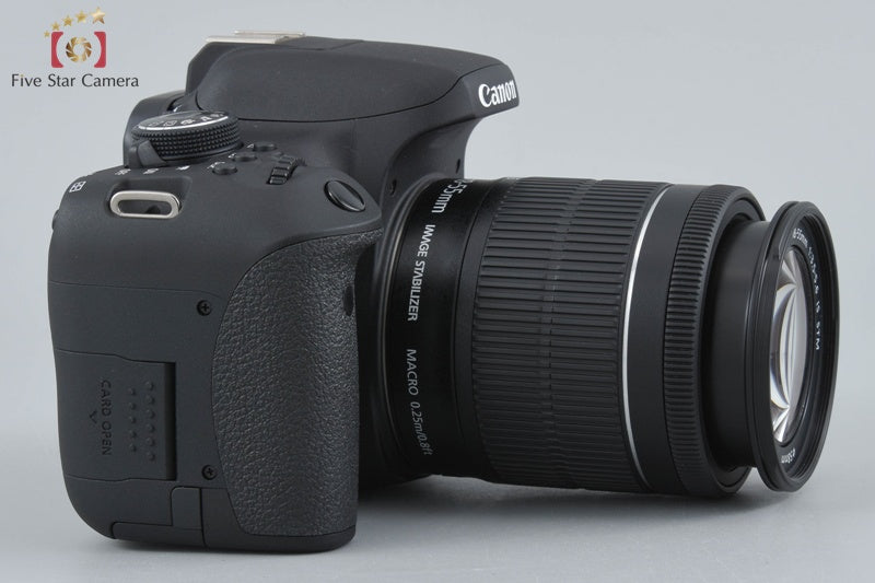 "Count 165" Canon EOS Kiss X8i / Rebel T6i / 750D 24.2 MP DSLR EF-S 18-55 Lens