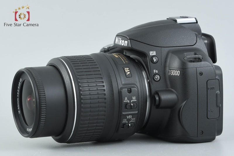 Nikon D3000 10.2 MP Digital SLR Camera 18-55 Lens