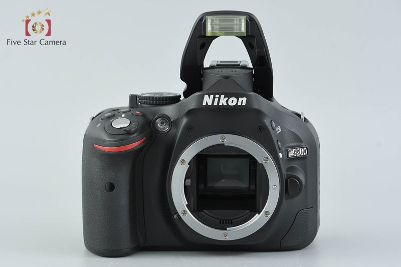 "Shutter count 394" Nikon D5200 Black 24.1 MP DSLR 18-55 VR Lens