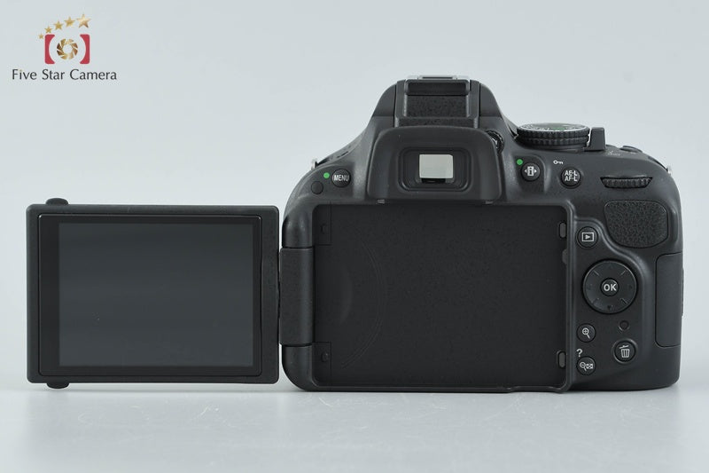 "Shutter count 394" Nikon D5200 Black 24.1 MP DSLR 18-55 VR Lens