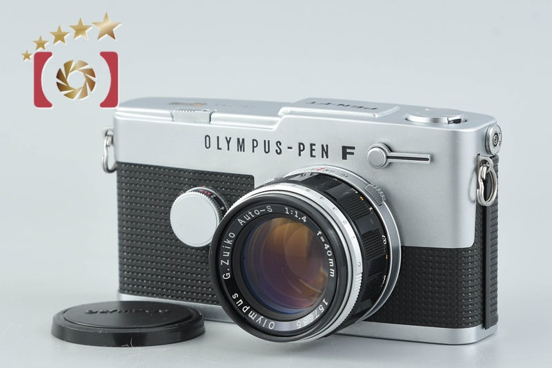 Olympus PEN FT Silver 35mm Half Frame Film Camera + G.ZUIKO AUTO-S 40mm f/1.4