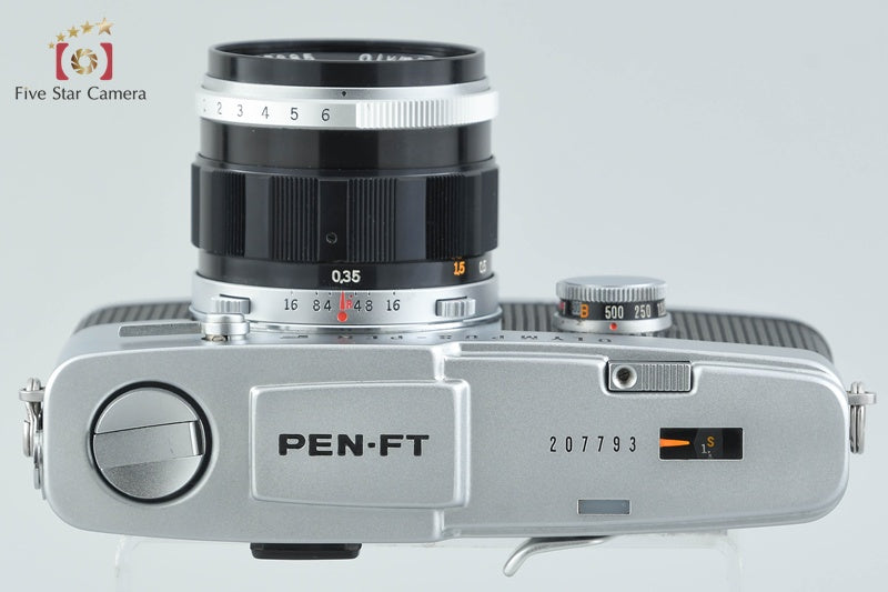 Olympus PEN FT Silver 35mm Half Frame Film Camera + G.ZUIKO AUTO-S 40mm f/1.4