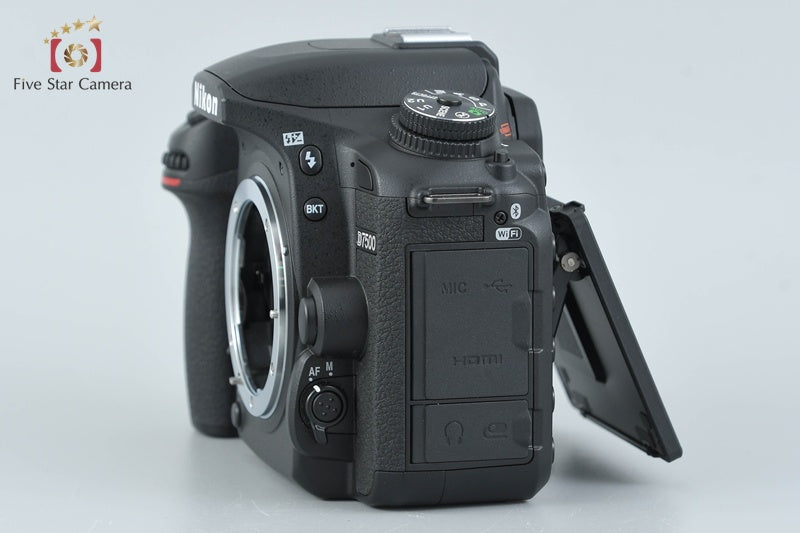 "Shutter count 494" Nikon D7500 20.9 MP Digital SLR Camera Body