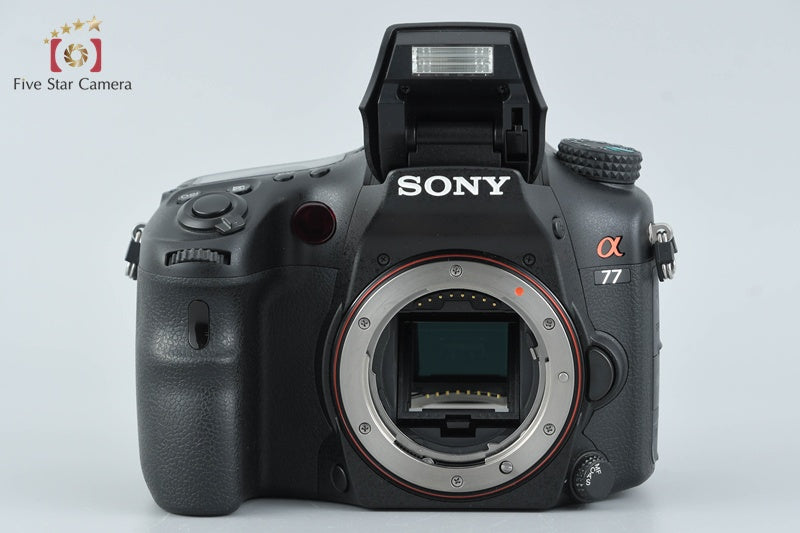 "Count 4,699" SONY α77 SLT-A77V 24.3 MP Digital Camera [Japanese Language Only]