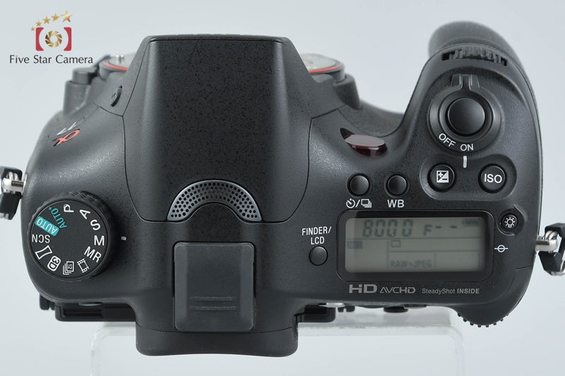 "Count 4,699" SONY α77 SLT-A77V 24.3 MP Digital Camera [Japanese Language Only]