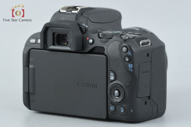 Count 4,861" Canon EOS Kiss X9 / Rebel SL2 / 200D Black 24.2MP 18-55 55-250 Lens