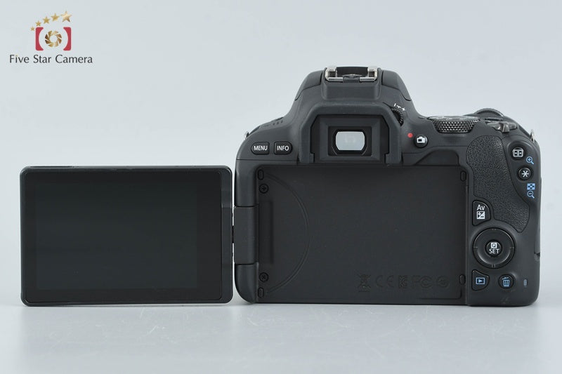 Count 4,861" Canon EOS Kiss X9 / Rebel SL2 / 200D Black 24.2MP 18-55 55-250 Lens