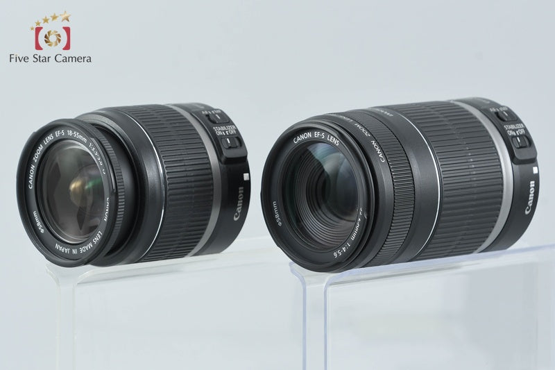 Canon EOS Kiss X2 / Rebel XSi / 450D 12.2 MP 18-55 55-250 Lenses