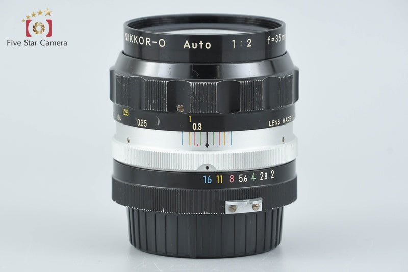 Nikon NIKKOR-O Auto 35mm f/2 Non Ai Lens