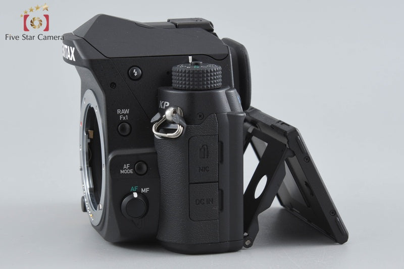 "Shutter count 50" PENTAX KP Black 24.3 MP Digital SLR Camera Body