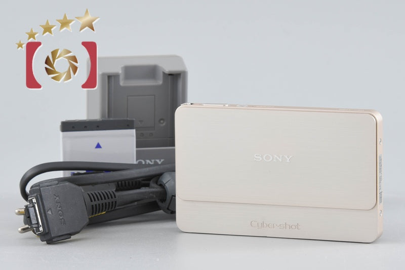 Sony Cyber-Shot DSC-T700 Gold 10.1 MP Digital Camera [Japanese Language Only]