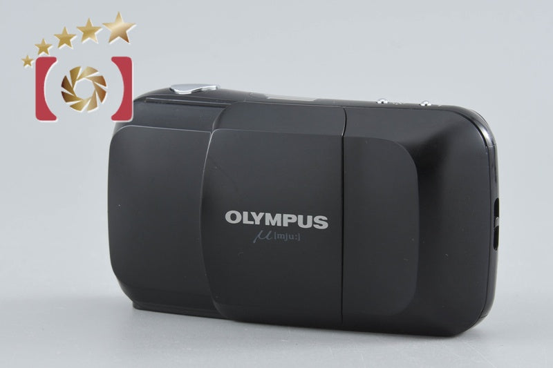 Olympus μ[mju:] Black 35mm f/3.5 Point & Shoot Film Camera