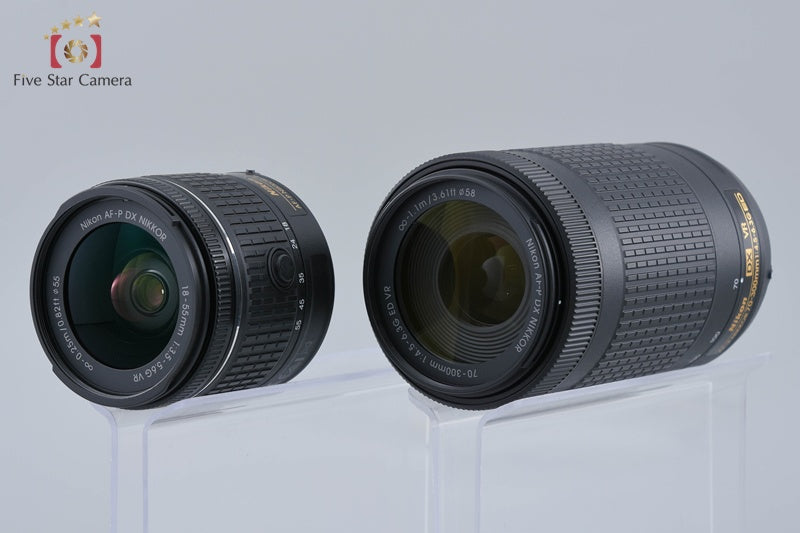 Nikon D5600 24.2 MP SLR Digital Camera 18-55 70-300 VR Lenses