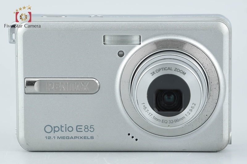 PENTAX Optio E85 Silver 12.1 MP Digital Camera w/ Box