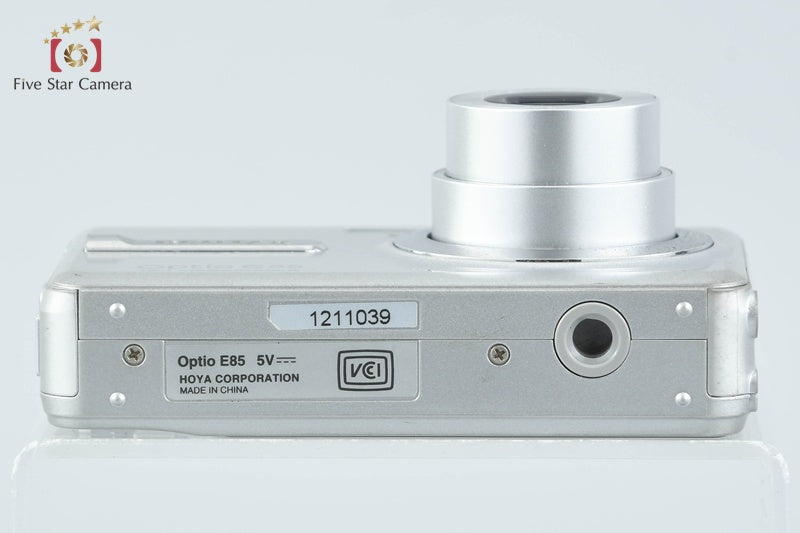 PENTAX Optio E85 Silver 12.1 MP Digital Camera w/ Box