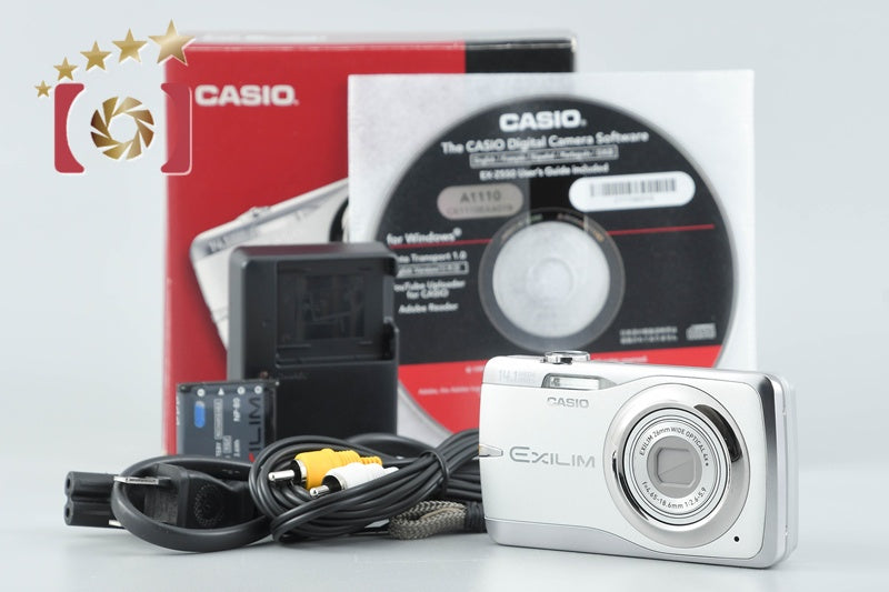 Casio EXILIM EX-Z550 Silver 14.1 MP Digital Camera w/ Box