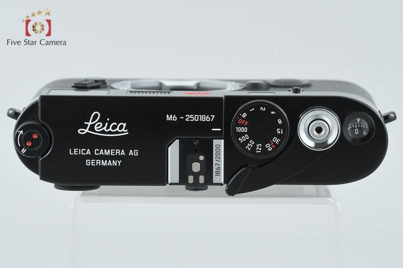 Leica M6 TTL 0.72 Millennium Black Paint 35mm Rangefinder Film Camera Body