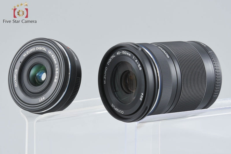 Olympus OM-D E-M10 Mark III Black 16.1 MP 14-42 40-150 EZ Lenses
