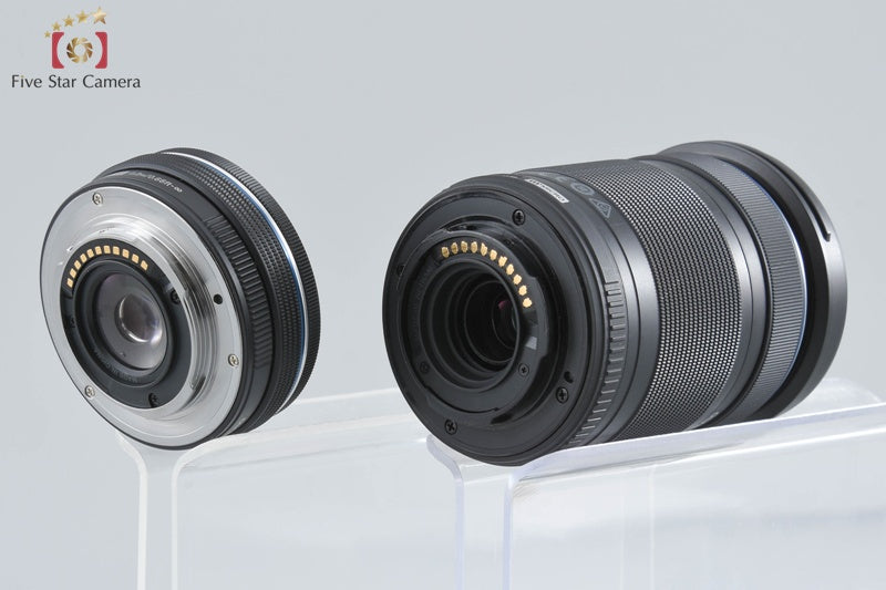 Olympus OM-D E-M10 Mark III Black 16.1 MP 14-42 40-150 EZ Lenses