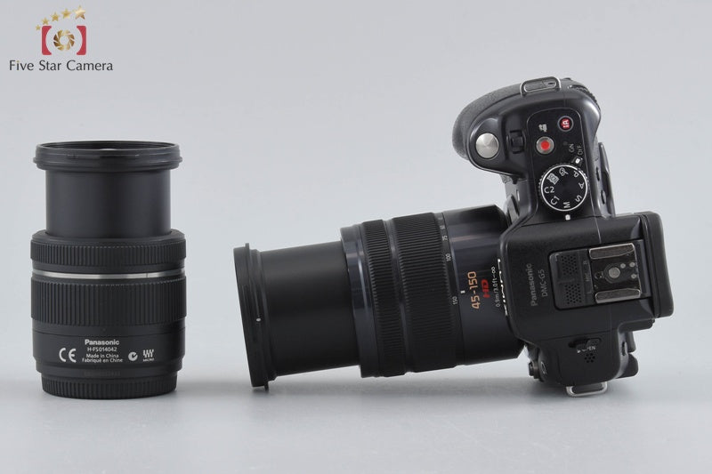 Panasonic LUMIX DMC-G5 Black 16.0MP 14-42 45-150 Lenses [Japanese Language Only]