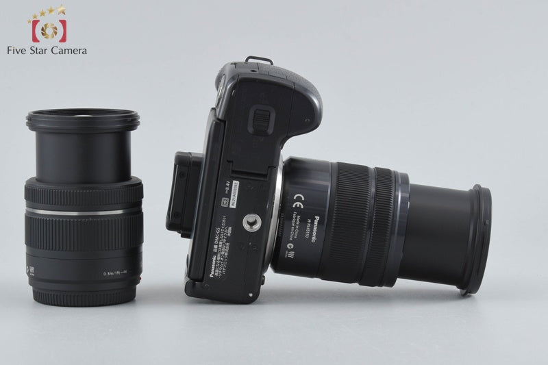 Panasonic LUMIX DMC-G5 Black 16.0MP 14-42 45-150 Lenses [Japanese Language Only]