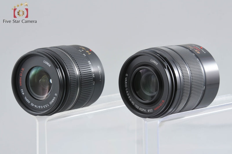 Panasonic LUMIX DMC-G5 Black 16.0MP 14-42 45-150 Lenses [Japanese Language Only]