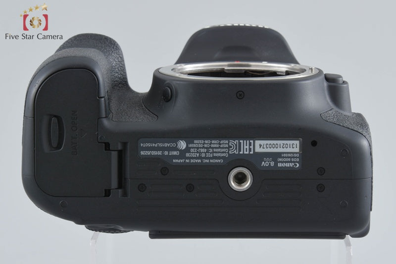Shutter count 2,881 Canon EOS 80D 24.2 MP Digital SLR Camera Body
