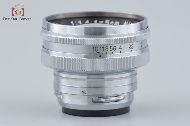 Nikon NIKKOR-S.C 50mm f/1.4 Silver for Nikon S Mount