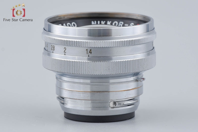 Nikon NIKKOR-S.C 50mm f/1.4 Silver for Nikon S Mount