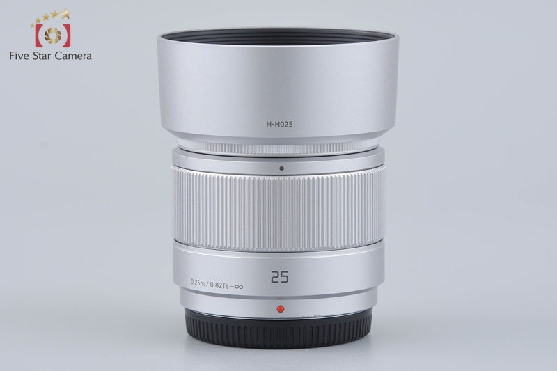 Panasonic LUMIX G 25mm f/1.7 ASPH. H-H025 Silver