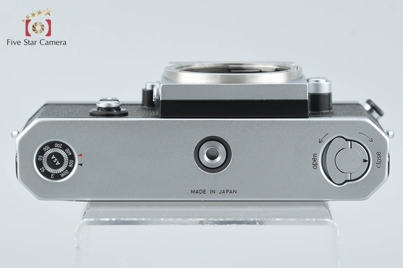 Nikon F Eye Level Silver Later Model 35mm SLR Film Camera Body