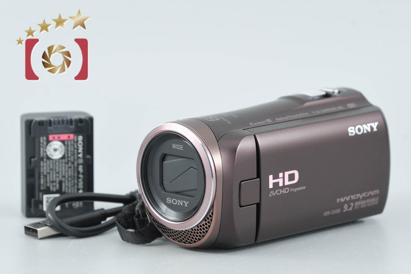 SONY HANDYCAM HDR-CX480 Bordeaux Brown Digital HD Camcorder [Multiple Languages]