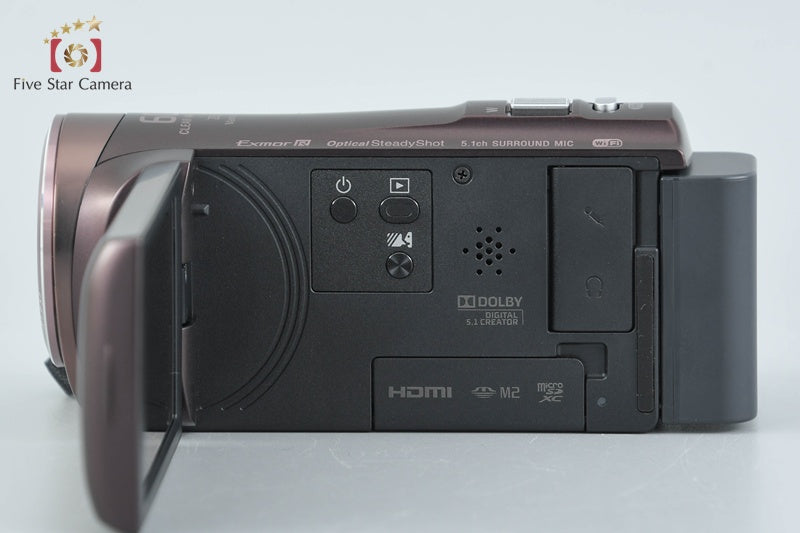 SONY HANDYCAM HDR-CX480 Bordeaux Brown Digital HD Camcorder [Multiple Languages]