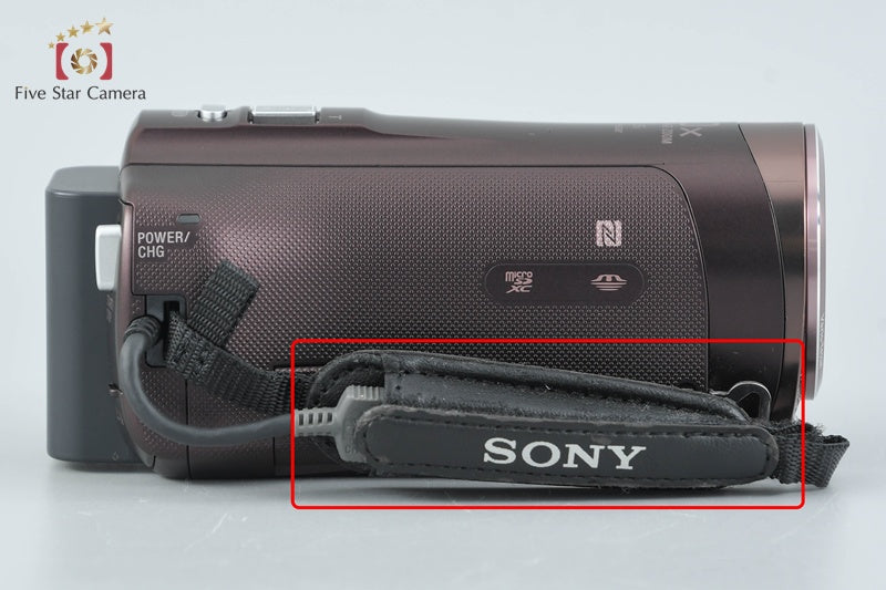 SONY HANDYCAM HDR-CX480 Bordeaux Brown Digital HD Camcorder [Multiple Languages]