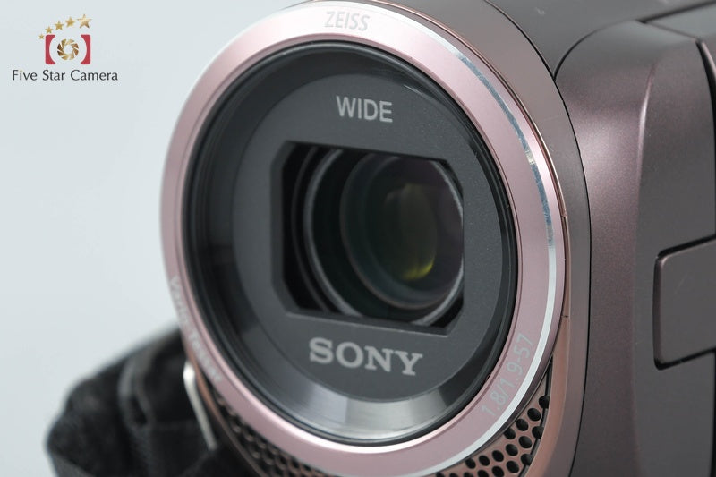 SONY HANDYCAM HDR-CX480 Bordeaux Brown Digital HD Camcorder [Multiple Languages]