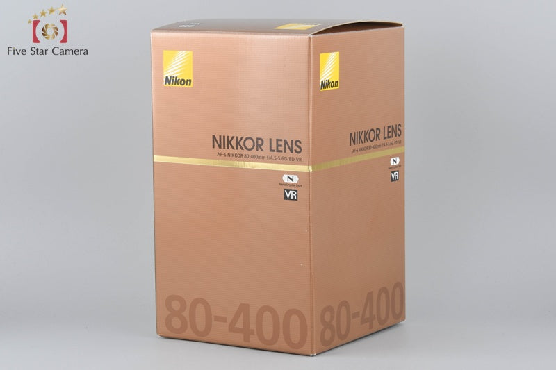 Nikon AF-S NIKKOR 80-400mm f/4.5-5.6 G ED VR w/ Box