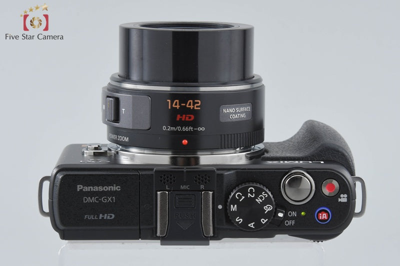Panasonic LUMIX DMC-GX1 Black 16.0 MP 14-42 Lens [Japanese Language Only]