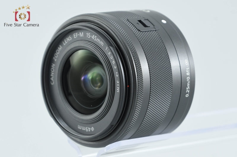 Canon EF-M 15-45mm f/3.5-6.3 IS STM Black