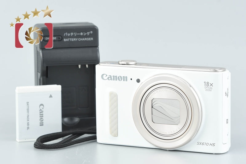 Canon PowerShot SX610 HS White 20.2 MP Digital Camera