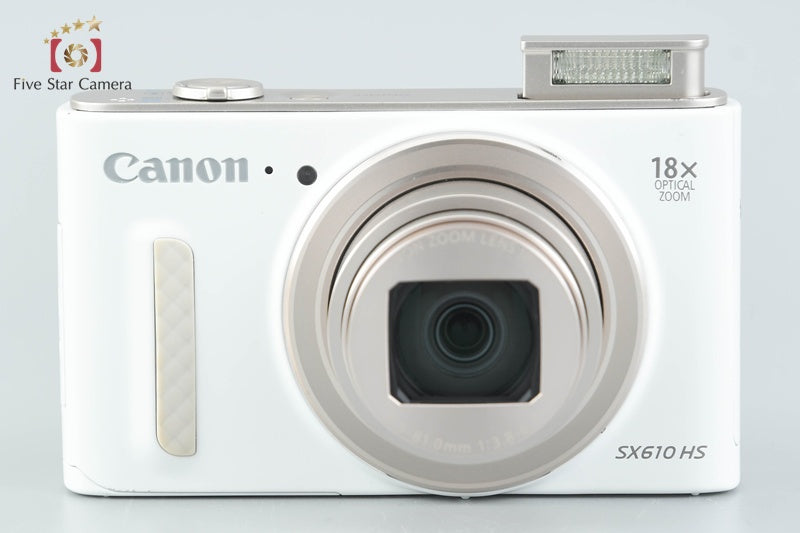 Canon PowerShot SX610 HS White 20.2 MP Digital Camera