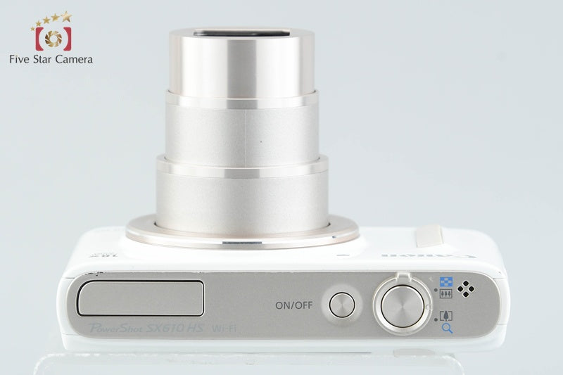 Canon PowerShot SX610 HS White 20.2 MP Digital Camera
